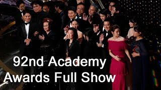 92nd Academy Awards Full I Oscars Awards 2020 Full Event I [upl. by Virgilio]