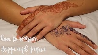 Top 7 tips on how to remove henna and jagua stains from the skin  mehndi  farrah [upl. by Netsirhc647]