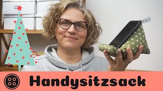 Handysitzsack nähen  Phone Pillow Holder  kostenloses Schnittmuster [upl. by Wina]