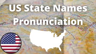 US State Names Pronunciation  American Accent [upl. by Soloma]