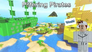 Playing Pilfering Pirates In Roblox [upl. by Elleiand]