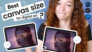 How To Choose A Canvas Size • All About Pixels Dimensions And Resolution • Digital Art amp Print [upl. by Akimot]