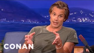 Timothy Olyphant Gives Conan A Psychic Reading  CONAN on TBS [upl. by Aem]