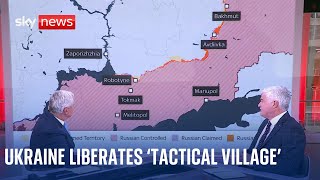 Ukraine war Zelenskyys forces liberate tactical village [upl. by Ahsimal]