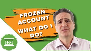 Frozen Bank Account  Your rights amp what to do next  Hoyes Michalos [upl. by Oeram]