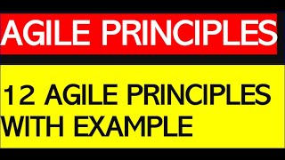 12 Agile Principles  Explained in 5 minutes [upl. by Nnazus13]