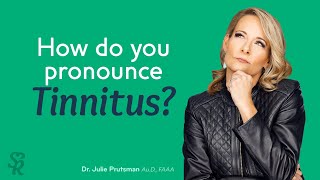 How do you pronounce tinnitus [upl. by Einniw]