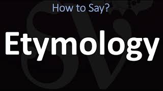 How to Pronounce Etymology CORRECTLY [upl. by Aridan514]