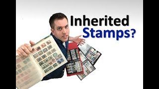 Inherited stamp collection  What to do [upl. by Imailiv]