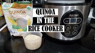 How to Cook Quinoa in Your Rice Cooker  BONUS RECIPE [upl. by Kumar]