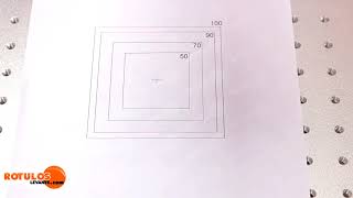 LASER FIBRA grabado CALIBRACIÓN MATERIAL [upl. by Esther890]