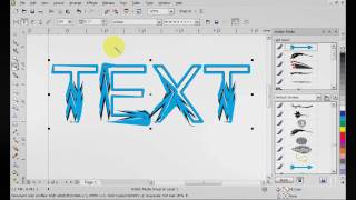 Corel Draw X5 Artistic Media Tutorial [upl. by Mckinney]