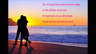 Kenza Farah  Mon Ange 20  Paroles [upl. by Akirahc368]