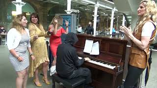 How To Excite Russian Homegirls At A Public Piano [upl. by Nomaj47]