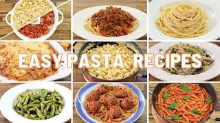 10 Easy Pasta Recipes [upl. by Aneloj]