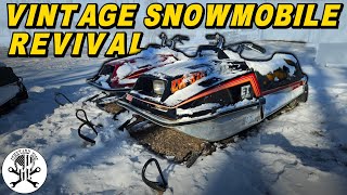 Will this ABANDONED Snowmobile RUN amp RIDE Again  How to Make an Old Sled Reliable [upl. by Eiznekcm]