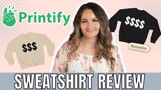 Printify Sweatshirt amp Hoodie Review  Top 10 Bestselling Colors To Sell REVEALED from Printify [upl. by Recha434]