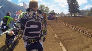 GoPro HD Ryan Villopoto Full Moto 2  Washougal MX Lucas Oil Pro Motocross Championship 2013 [upl. by Ardena]