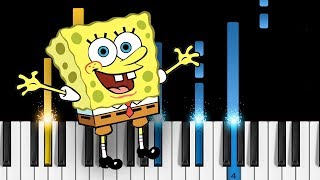 SpongeBob  Theme Song  Piano Tutorial  Piano Cover [upl. by Liahus255]