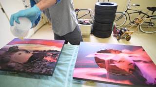 ArtResin  How to artresin your Artwork amp Photography epoxy resin clear coat [upl. by Nilrak]