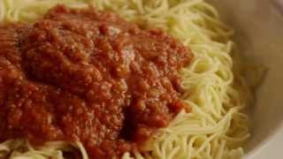 How to Make Quick Spaghetti Sauce  Pasta Recipes  Allrecipescom [upl. by Ydeh]