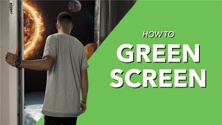 How to Green Screen 6 Easy Steps [upl. by Gitel]