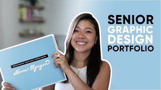 My Senior Graphic Design Portfolio With Tips [upl. by Serafina]