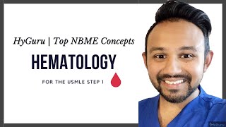 Top NBME Concepts  Hematology USMLE Step 1 [upl. by Seravart]