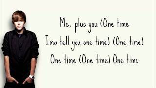 One Time  Justin Bieber  Lyrics  My World Studio Version [upl. by Itoyj]