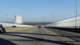 Interstate 195  Massachusetts Exits 8 to 4 westbound [upl. by Lashoh]