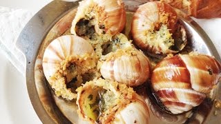 Escargots  Weinbergschnecken zubereitet [upl. by Folsom]