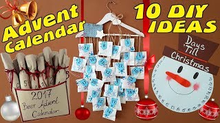 10 DIY Advent Calendar Idea  HOW TO [upl. by Dutch]