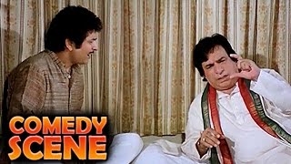 Kader Khan amp Asrani  Comedy Scene  Jawab Hum Denge  Jackie Shroff Shatrughan Sinha Sridevi  HD [upl. by Zebadiah]