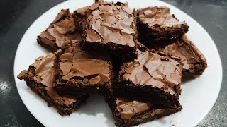 O MELHOR BROWNIE MOLHADINHO E COM CASQUINHA CROCANTE RECEITA FÁCIL [upl. by Eibreh]