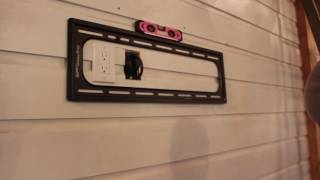 Sanus Tilting TV Wall Mount Blogger Review and Installation [upl. by Nyltac]