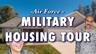 Military housing tour living on a military installation Grand Forks AFB ND  Elora Jean [upl. by Tonneson]