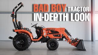 TRACTOR REVIEW  BAD BOY 2024H 24hp Subcompact Tractor [upl. by Nyrtak960]