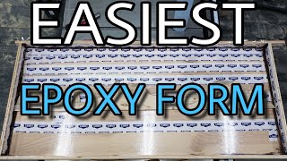 How to make the EASIEST Epoxy Resin Form  Mold [upl. by Nedyarb]