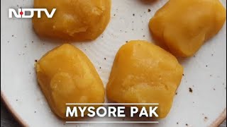 How To Make Mysore Pak  Easy Mysore Pak Recipe Video [upl. by Felton864]