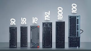 How to Choose the RIGHT Keyboard Size 60 65 TKL 100 [upl. by Hatch]