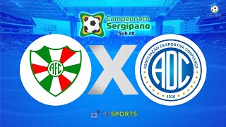 AMÉRICA X CONFIANÇA  CAMPEONATO SERGIPANO SUB20 [upl. by Enilav]