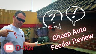 Cheap Pond Auto Feeder Honest Review [upl. by Yenetruoc]