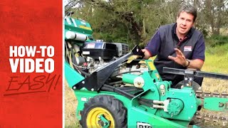 How to Use a SelfPropelled Trencher [upl. by Lonny411]