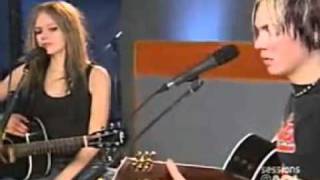 Avril Lavigne  Take me away Live Acoustic AOL Session 2004 [upl. by Aynotel]