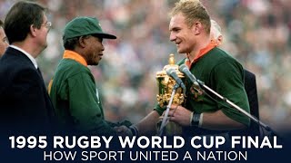 Springboks unite a nation  1995 Rugby World Cup Final  Nelson Mandela [upl. by Sauer]