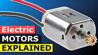 How does an Electric Motor work DC Motor explained [upl. by Infield378]