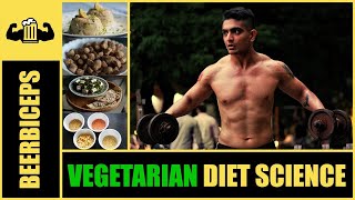 VEGETARIAN Bodybuilding Diet Science  BeerBiceps Veg Muscle [upl. by Burkley]