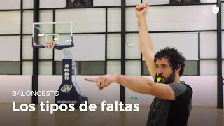 Los tipos de faltas  Baloncesto [upl. by Finnigan]