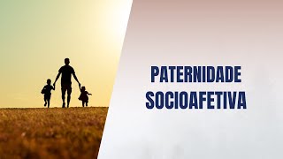 Paternidade socioafetiva [upl. by Micky]