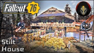 Stilt House  FALLOUT 76  Camp Build [upl. by Suqram734]